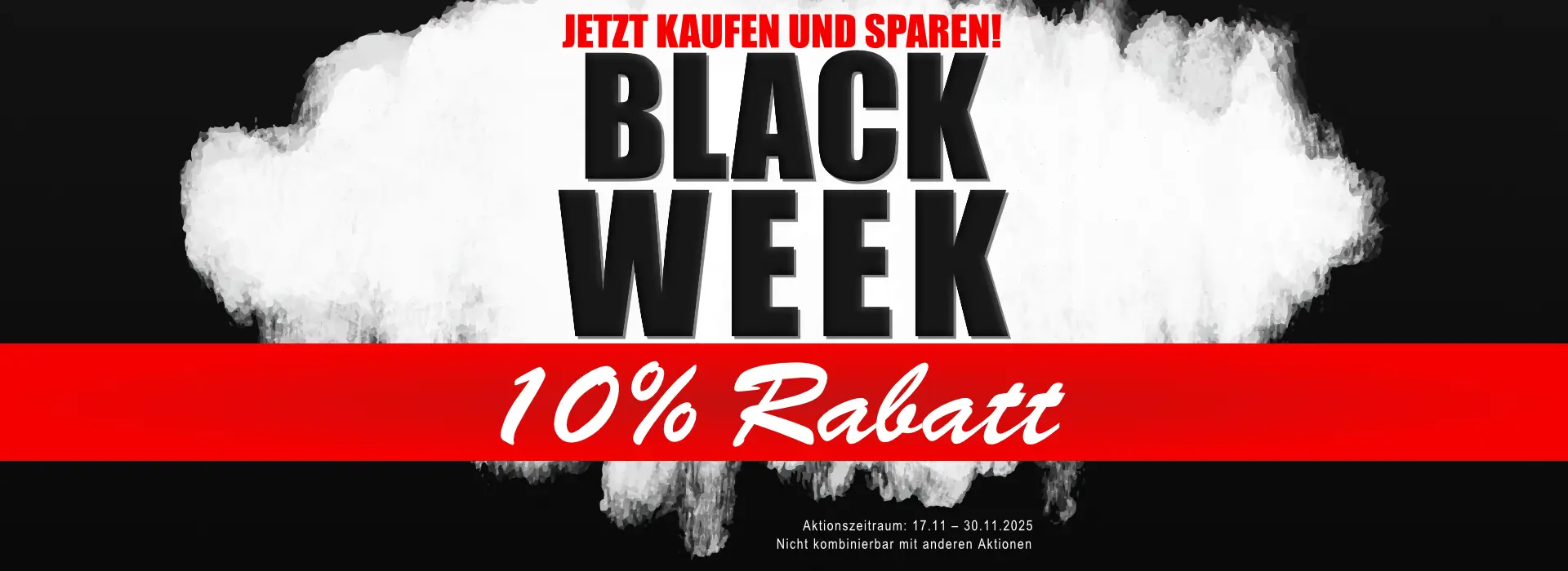 Black Week 10% Rabatt