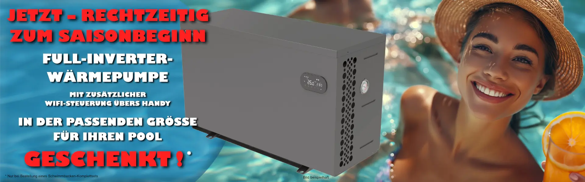 Gratis 1 x Full-Inverter-Wärmepumpe